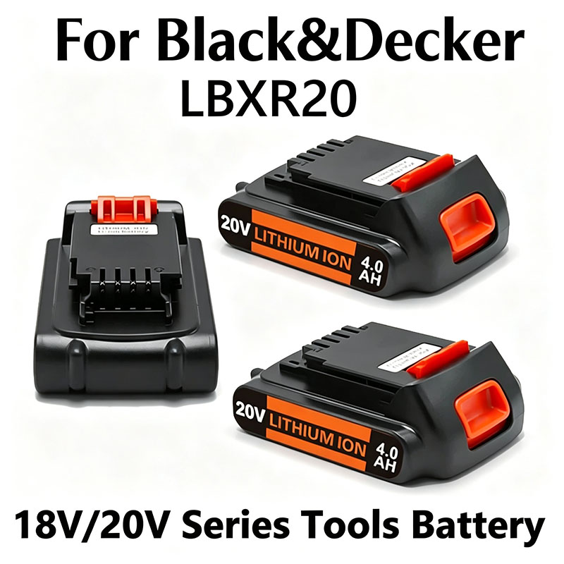 Black+Decker Tool 20V Max - 18V 3.0Ah BL2018 Pengganti Baterai Black