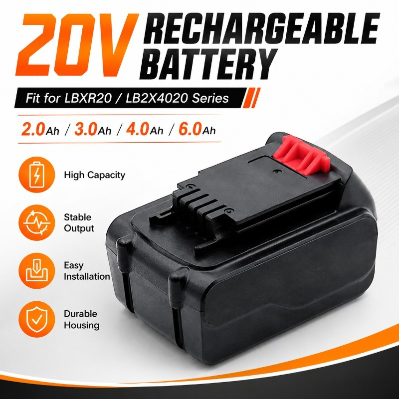 Baterai Pengganti Lithium-Ion  - Black+Decker Tool 20V Max ulasan dan harga