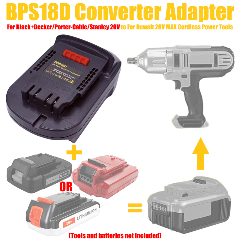 Adaptor HAKSINKY BPS18D untuk  - Black+Decker Tool 20V Max ulasan dan harga