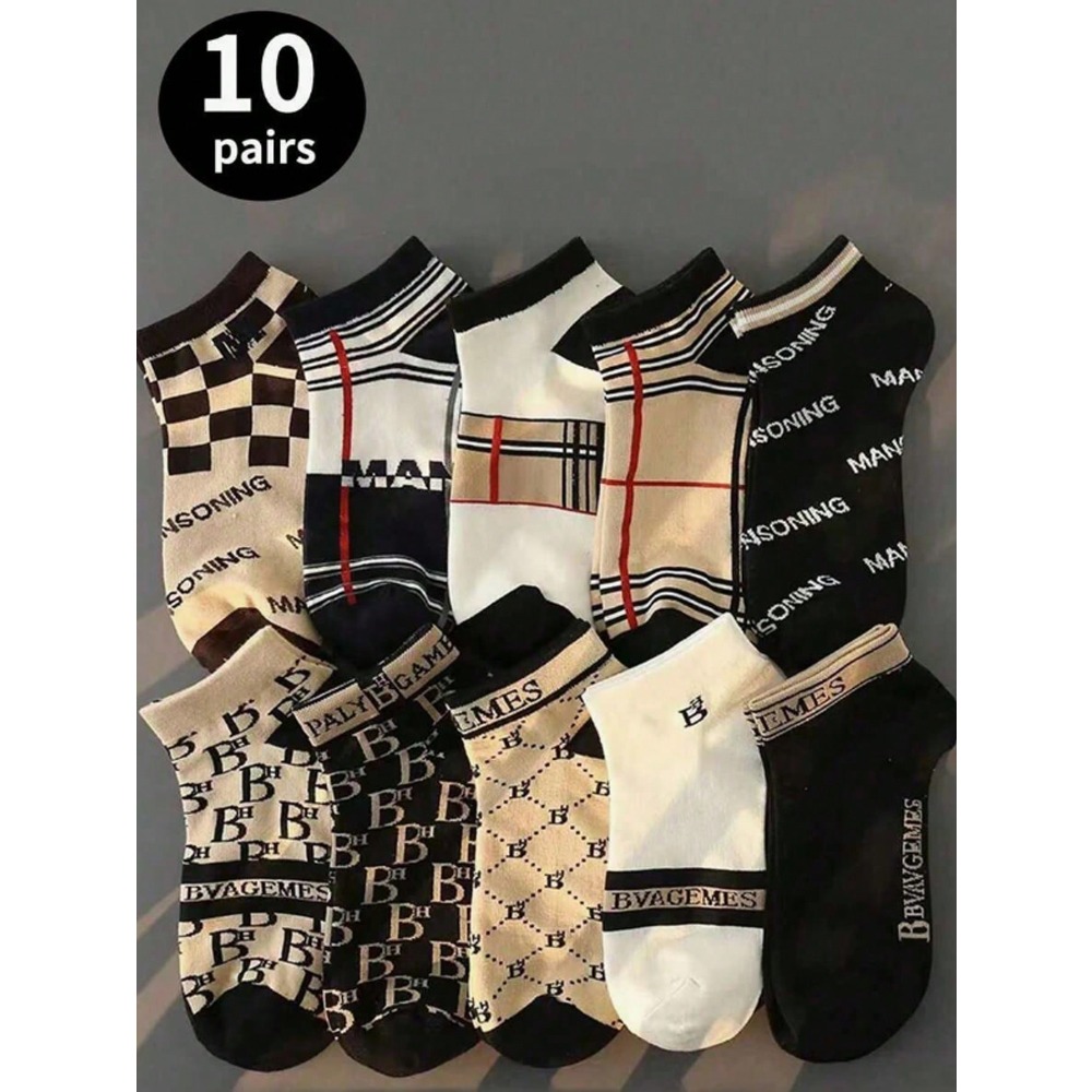 1/5/10 Kaos Kaki Pendek Pria,  - Pipe Bending Spring ulasan dan harga